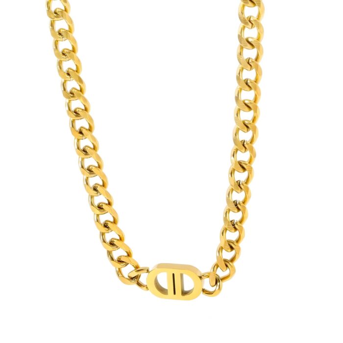 D & D Cuban Gold Chain Necklace