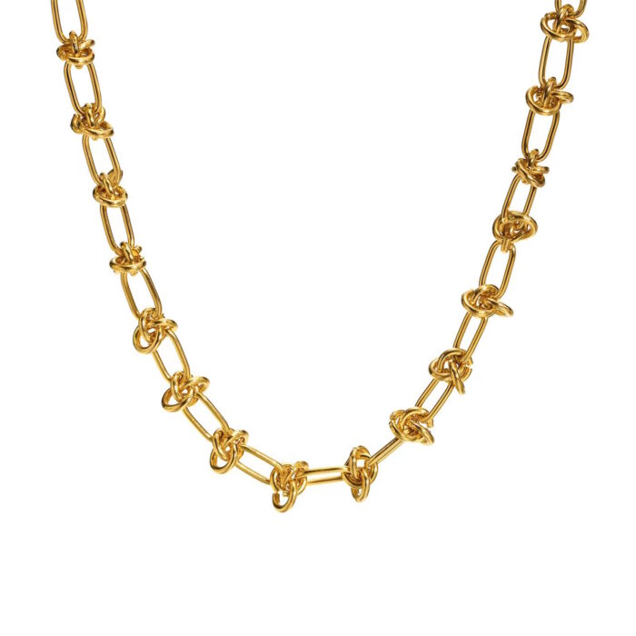 Knots Gold Necklace
