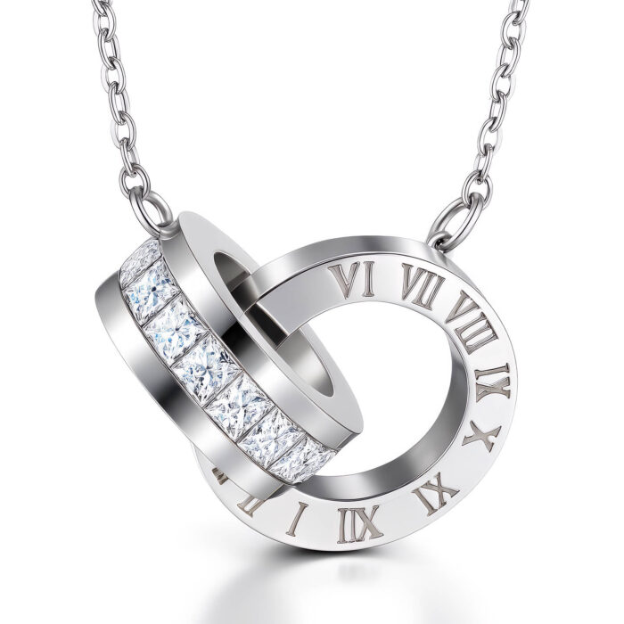 Time Lapse Silver Necklace